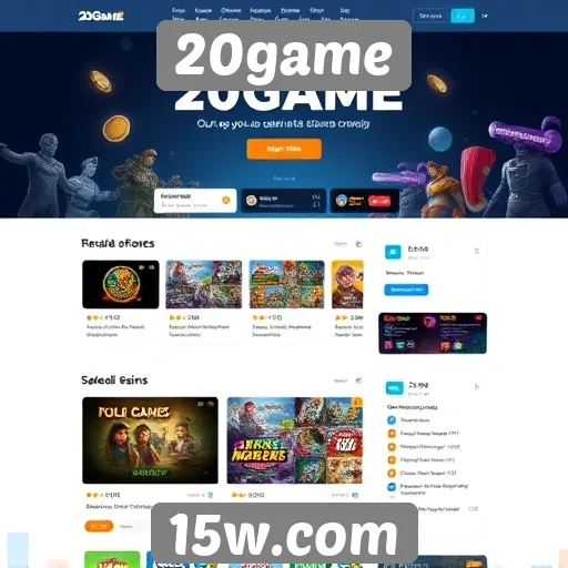 Novo design do site 20game melhora experiência do usuário